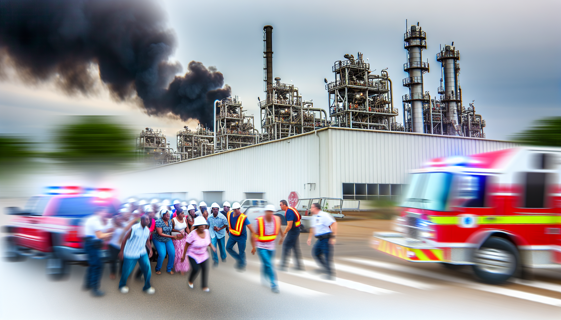 Breaking: Large Explosion at a Chemical Plant in Invercargill Causes Widespread Panic. Emergency Services Responding.