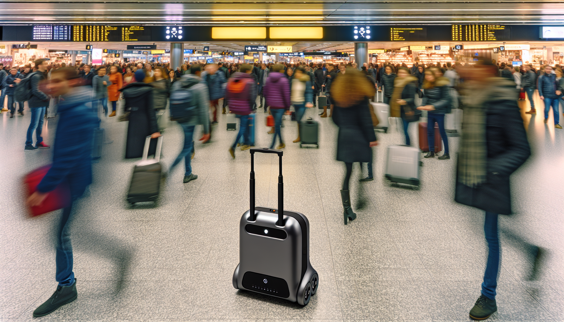 The Hilarious Adventures of a Self-Driving Suitcase: A Comedic Travel Companion